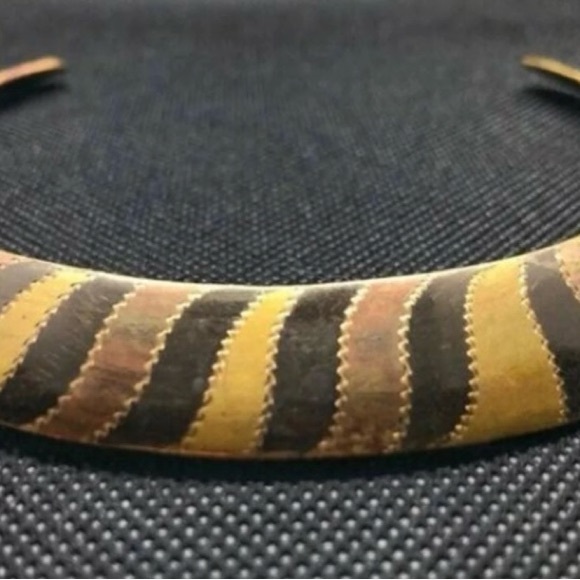 Vintage Brass Choker - Picture 2 of 8